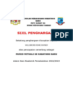 SIJIL MURID TERBAIK & Penghargaan