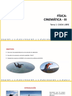 Física: Cinemática - Iii: Tema 1: Caida Libre Tema 2: MVCL