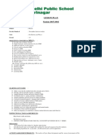 XI Physics Lesson Plan on Oscillations and Waves