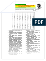 Duvian Emir Lopez Cano Sopa de Letras Revolucion Francesa Grado 8