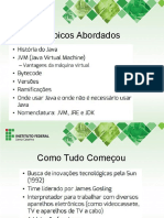 Java: história, conceitos e aplicações