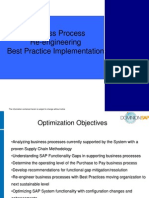 Business Process Re-Engineering Best Practice Implementation