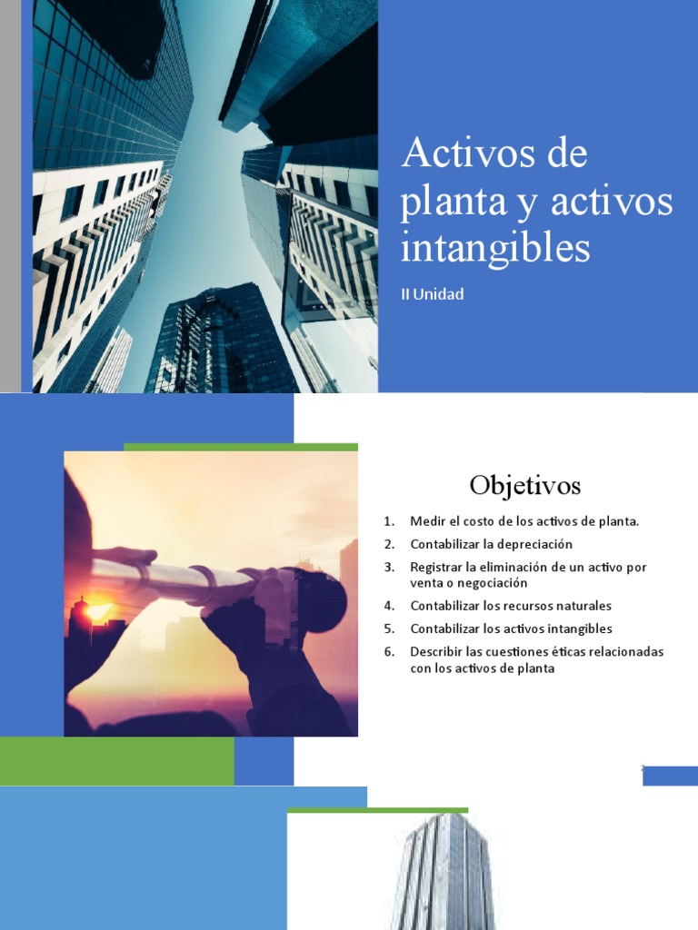Activos de Planta - Activos Intagibles | PDF | Depreciación ...