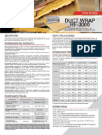 Duct Wrap RF-3000: Descripción Propiedades Del Producto Usos Y Aplicaciones