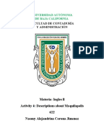 Facultad de Contaduría Y Administración: Universidad Autónoma de Baja California