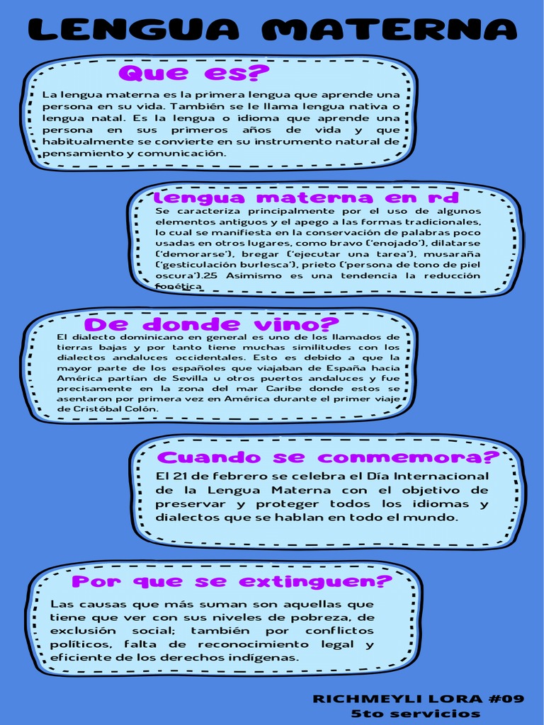 Importancia y Origen de la Lengua Materna | PDF