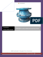 DN200 Flame Arrester Manual