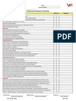 VG OE RF 046 - Warehouse Shutdown Checklist