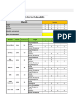 QSHE Training/Activity Calendar - Year: - Training/Activity: - Safety Officer: Mark Kenneth Laudato