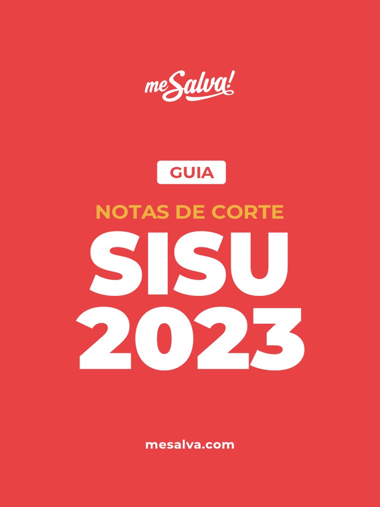 Notas de corte Sisu 2023 na UFG