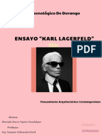 Ensayo KaRL LAGERFELD