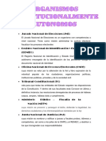 Organismos Constitucionalmente Autonomos