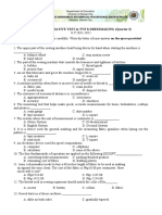 Q3 4th Summative Test Tve 8 Dressmaking