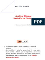 Análisis Clínico: Medición de Glucosa: Johan Arrué Hernández - Médico Patólogo Clínico