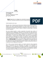 Oficio - CONSORCIO OBRAS ESPECIALES GAIRA - Resolución No 0036 Del 11 de Febrero de 2019