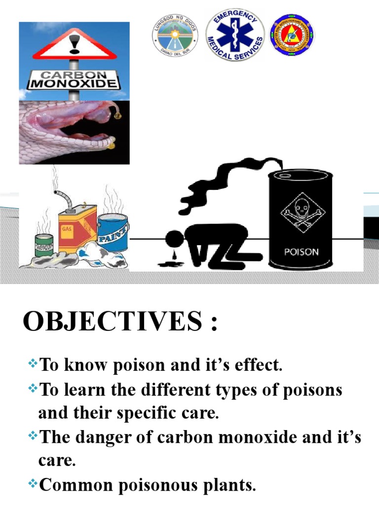 Poisoning Emergency PDF Poison Vomiting