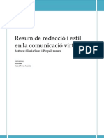 PérezAsensio,Rafael,resum de Redacció i estil en la comunicació virtual