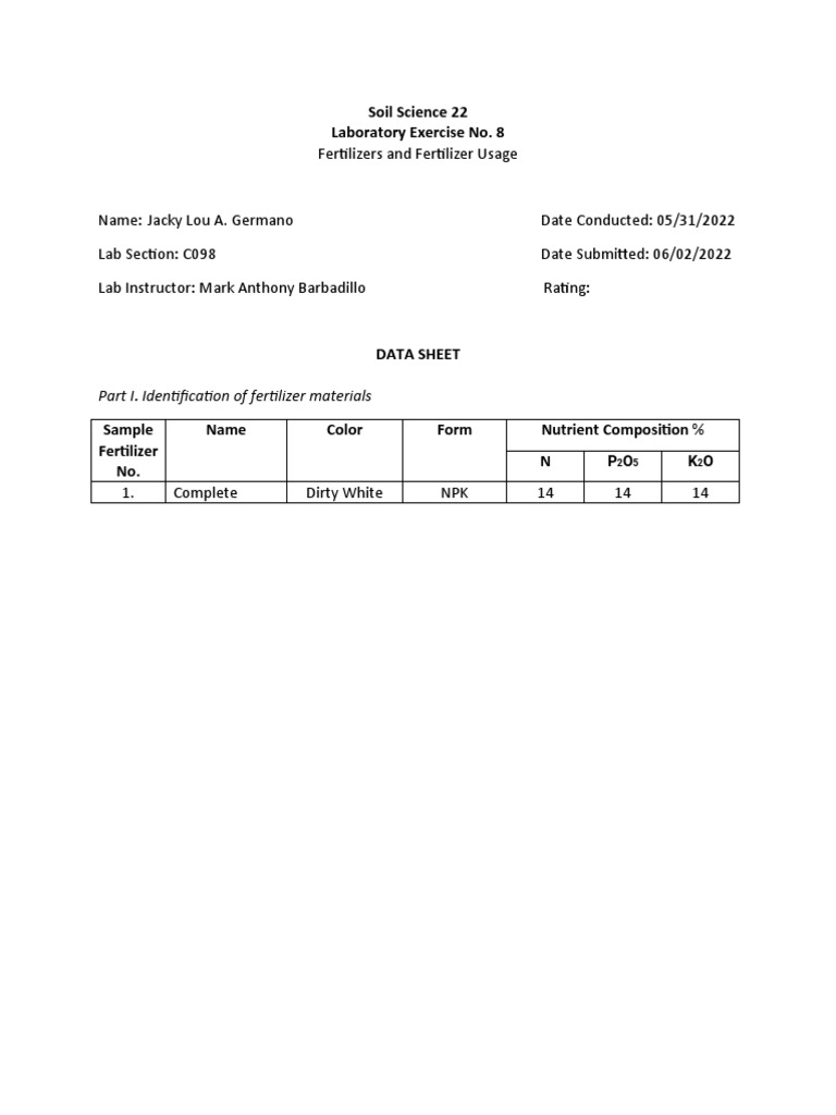 Soil Laboratory