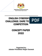 English Cyberspace Challenge - Dare To Spell Competition Concept Paper 2022 - State