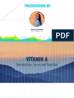 VITAMIN A PRESENTATION: FORMS, FUNCTIONS AND DEFICIENCY