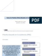 Guías de Práctica Clínica Basadas en La Evidencia: María Isabel Orts-Cortés (Permiso Concedido)