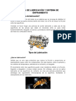 Sistema de Lubricación Y Sistema de Enfriamiento