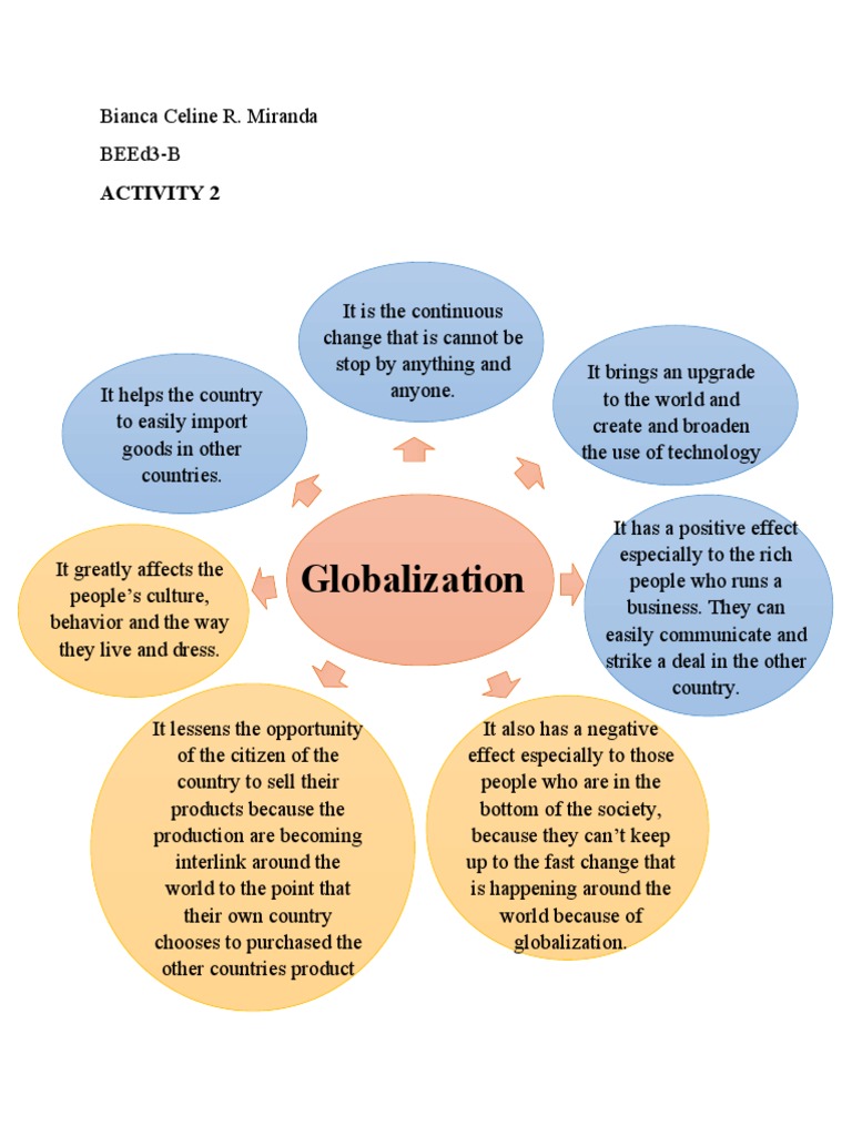 Effects of globalization pdf