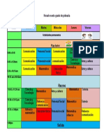 HORARIO SEXTO DE PRIMARIA Corregido