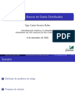 Bancos de Dados Distribuidos 20222