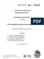 "Fundamentos de Investigación": Instituto Tecnológico Superior de Motul