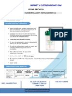 Ficha Tecnica: Import Y Distribuciones GM