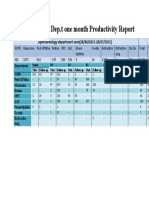 Ophtha Productivity Report