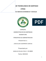 Universidad Tecnologica de Santiago Utesa: Facultad de Ciencias Economicas Y Sociales