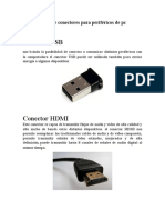 Tipos de Conectores para Periféricos de PC