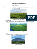 Kenampakan Alam Di Indonesia: 1. Bentuk/ Jenis Kenampakan Alam: A. Kenampakan Permukaan Bumi Di Daratan Dataran Tinggi