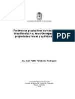 Parámetros Productivos Del Caucho (Hevea) Universidad Nacional