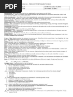 Ged 104 - The Contemporary World NAME: Cabria, Allyssa Marie C. DATE: December 19, 2022 Course / Section: BSP 2101 SR CODE: 21-69712