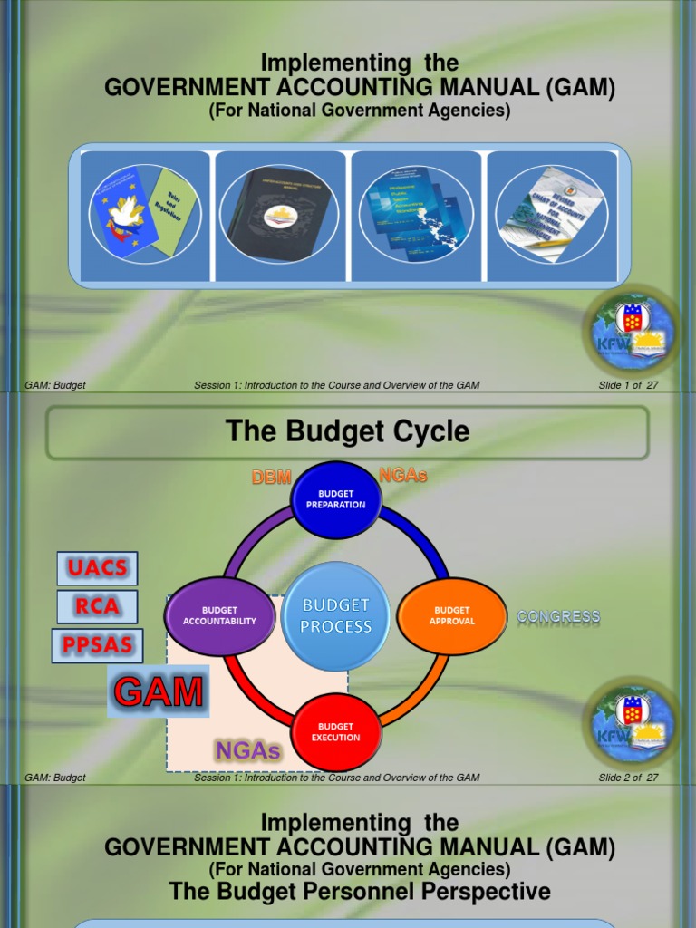 PPP Session 1.1 Intro and Overview Rev Government Accounting Manual
