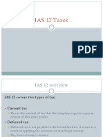 IAS 12 Taxes Overview