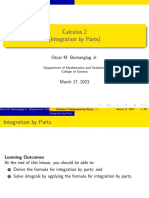 Calculus 2 - Lecture 1 - Integration by Parts