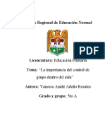 Centro Regional de Educación Normal: Grupo Dentro Del Aula"