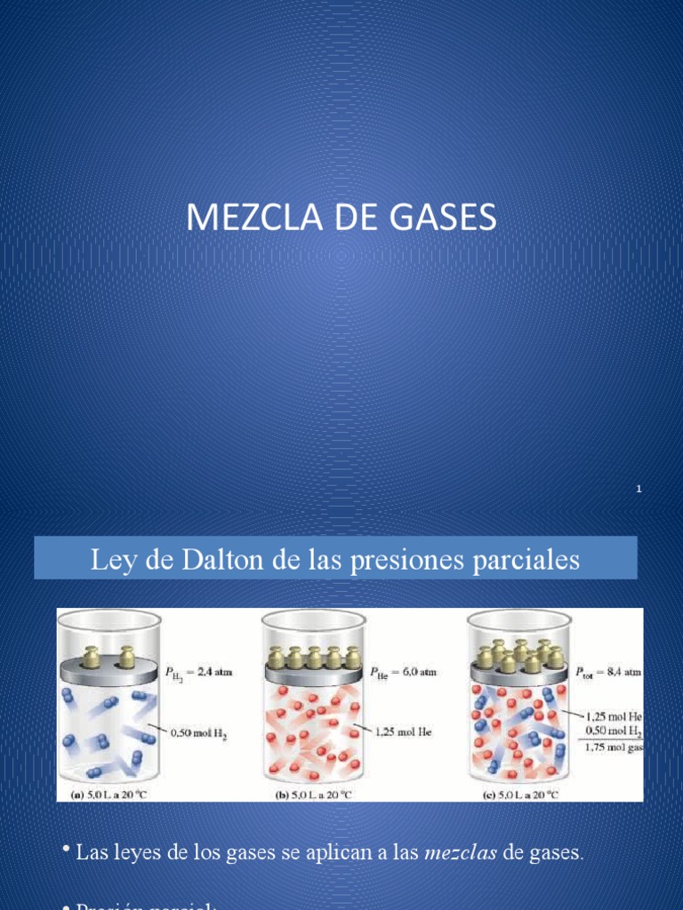Mezcla de Gases | PDF