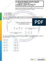 MMC e MDC Resolução de Atvidades