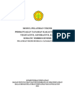 Modul Kakao - Perbanyakan Tanaman Kakao Secara Vegetative, Generative Dan Somatic Embriogenesis