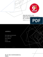 Propuesta de Mejoramiento para El Almacen D1