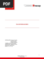 Transformadores: Comportamiento y pruebas básicas