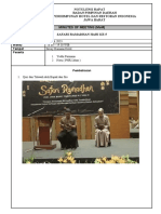 Notulensi Rapat Badan Pimpinan Daerah Perhimpunan Hotel Dan Restoran Indonesia Jawa Barat Minutes of Meeting (Mom) Safari Ramadhan Hari Ke-5