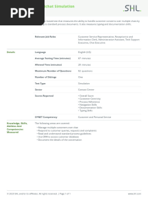 Contact Center Multichat Simulation (New)