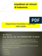 Sistem Penyediaan Air Minum Di Indonesia: Departemen Kesehatan Lingkungan FKM Unair