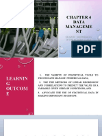 Data Manageme NT: Ge Math - Mathematics in The Modern World